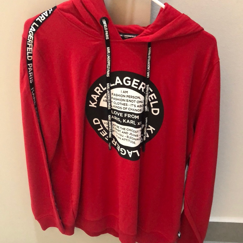 Brand New Red KarlLgf… sweater ♥️